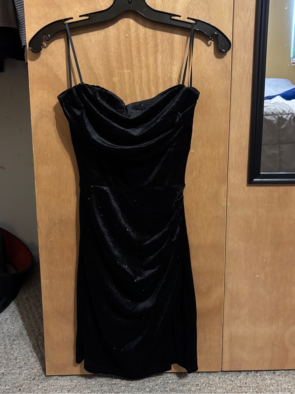 Windsor Strapless Black Shimmer Dress - Small NWT